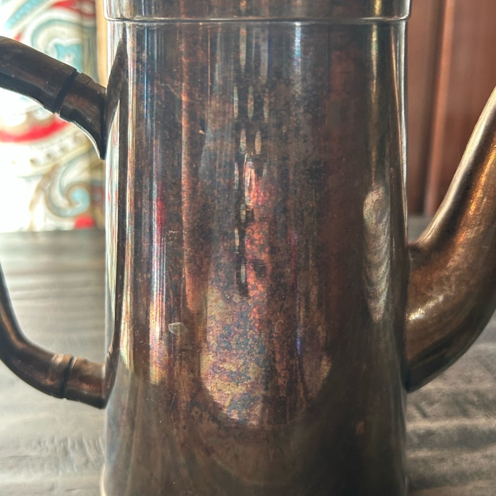 Vintage Grand silver company wearbrite nickel silver pitcher - Picture 5 of 9